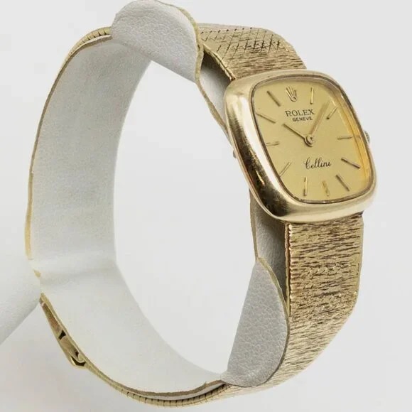 Rare Rolex Cellini 14k Italy Stamped 30mm Ladies Watch - Picture 2 of 5